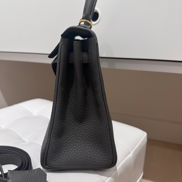 Hermes Kelly 25 Etain - like new condition! Rare - Picture 8 of 16